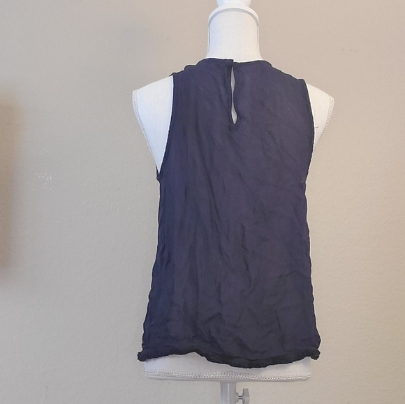 Hinge blue pink green red sheer tank top S - Picture 3 of 5